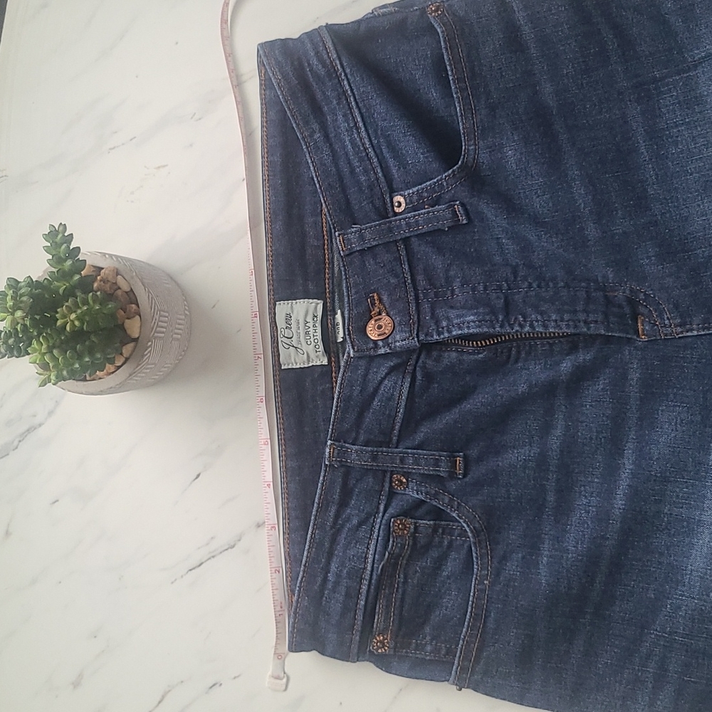 J. Crew Curvy Toothpick Jeans, petite